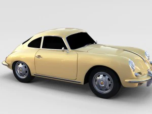 porsche 356 coupe rev 3D Model