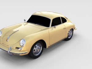 porsche 356 coupe rev 3D Модель