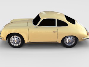porsche 356 coupe rev 3D Модель