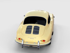 porsche 356 coupe rev 3D Model