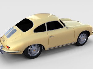 porsche 356 coupe rev 3D Модель