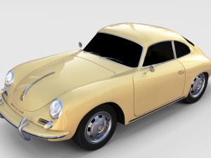 porsche 356 coupe rev 3D Модель