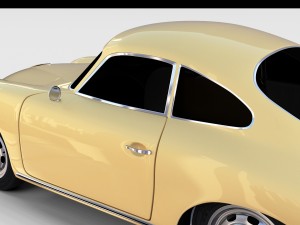 porsche 356 coupe rev 3D Модель