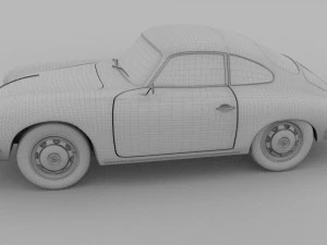 porsche 356 coupe rev 3D Model