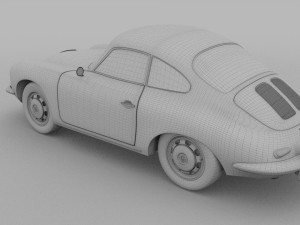 porsche 356 coupe rev 3D Модель