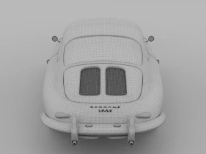 porsche 356 coupe rev 3D Model