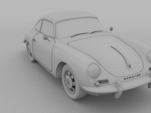 porsche 356 coupe rev 3D Модель
