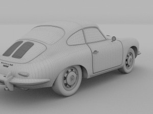porsche 356 coupe rev 3D Модель