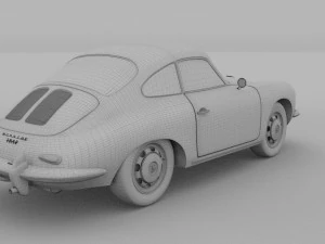porsche 356 coupe rev 3D Model