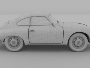 porsche 356 coupe rev 3D Модель