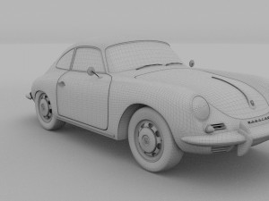 porsche 356 coupe rev 3D Модель