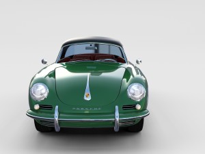 porsche 356 cabriolet rev 3D Model