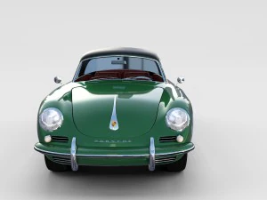 porsche 356 cabriolet rev 3D Model