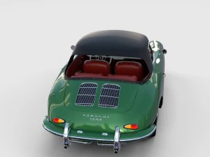 porsche 356 cabriolet rev 3D Model