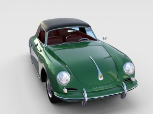 porsche 356 cabriolet rev 3D Model