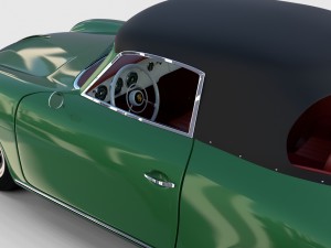 porsche 356 cabriolet rev 3D Model