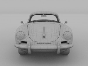 porsche 356 cabriolet rev 3D Model