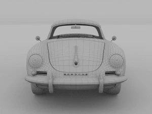 porsche 356 cabriolet rev 3D Model