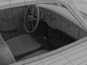 porsche 356 cabriolet rev 3D Model