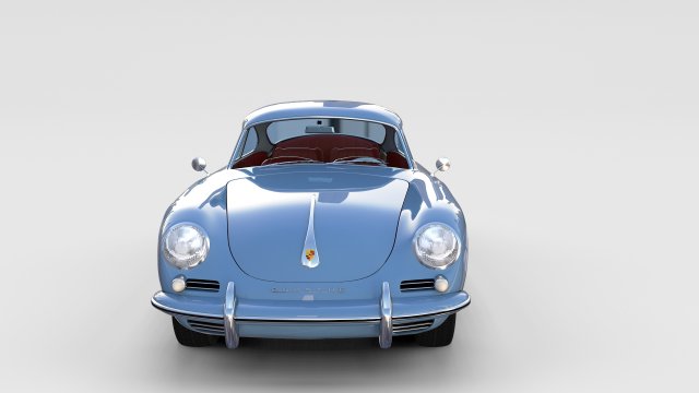 porsche 356 rev Model 3D .c4d .max .obj .3ds .fbx .stl .blend 