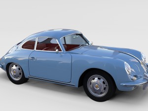 porsche 356 rev Model 3D
