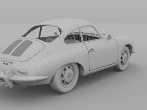 porsche 356 rev 3D Model