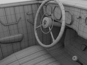 porsche 356 convertible rev 3D Model