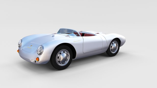 porsche 550 spyder rev 3D 模型 .c4d .max .obj .3ds .fbx .stl .blend 