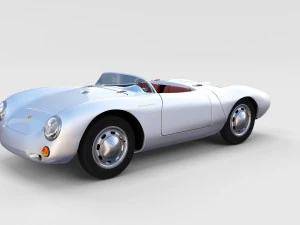 porsche 550 spyder rev Modello 3D