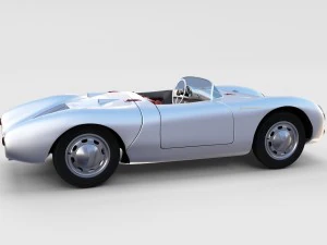 porsche 550 spyder rev 3D Model
