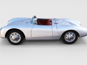 porsche 550 spyder rev 3D 模型