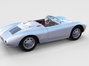 porsche 550 spyder rev 3D 模型