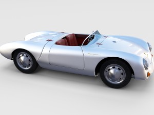 porsche 550 spyder rev 3D 模型