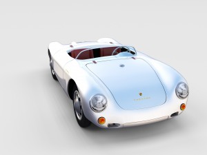 porsche 550 spyder rev 3D 模型