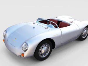 porsche 550 spyder rev 3D Model