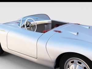 porsche 550 spyder rev 3D 模型