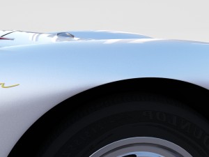 porsche 550 spyder rev 3D 模型