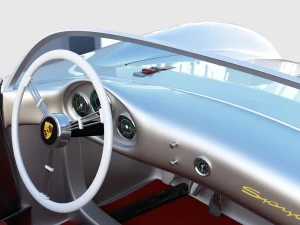 porsche 550 spyder rev 3D Model