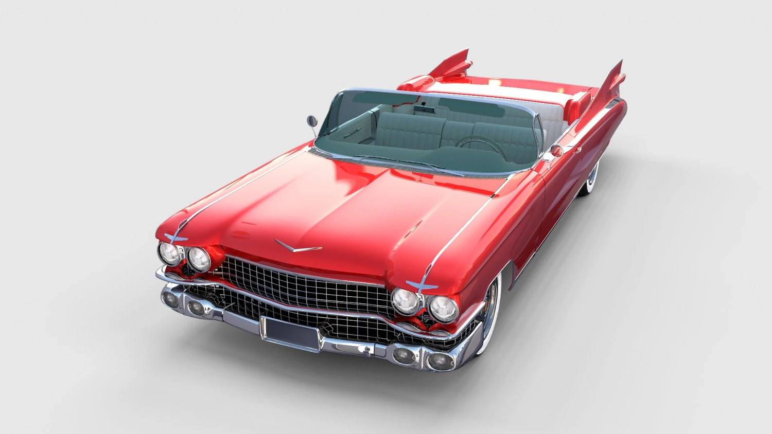 1959 cadillac eldorado biarritz rev 3D Model .c4d .max .obj .3ds .fbx .stl .blend