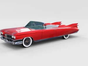 1959 cadillac eldorado biarritz rev 3D Model