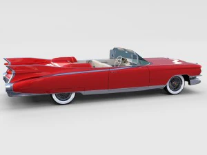 1959 cadillac eldorado biarritz rev 3D Model