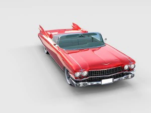 1959 cadillac eldorado biarritz rev 3D Model