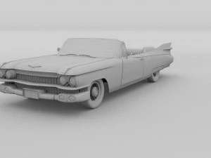 1959 cadillac eldorado biarritz rev 3D Model