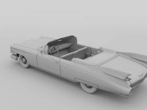 1959 cadillac eldorado biarritz rev 3D Model