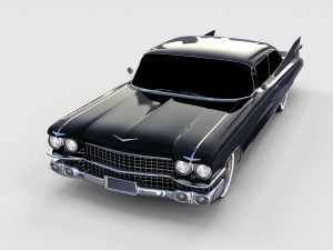 1959 cadillac eldorado 62 series coupe rev 3D Model
