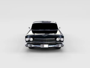 1959 cadillac eldorado 62 series coupe rev 3D Model