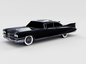 1959 cadillac eldorado 62 series coupe rev 3D Модель