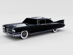 1959 cadillac eldorado 62 series coupe rev 3D Model