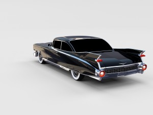 1959 cadillac eldorado 62 series coupe rev 3D Модель