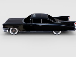 1959 cadillac eldorado 62 series coupe rev 3D Модель